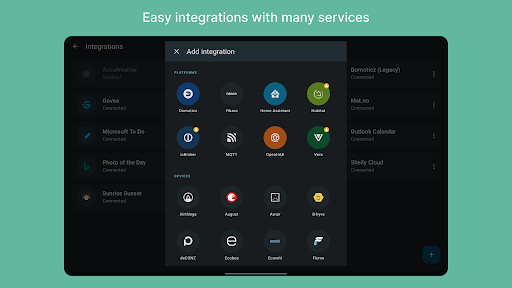 HomeHabit - Smart Home Panel Screen 2