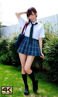 Hot girls in school uniformのおすすめ画像1