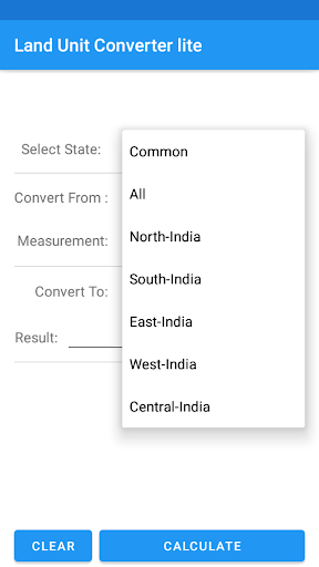 Land Unit Converter lite Screen 2