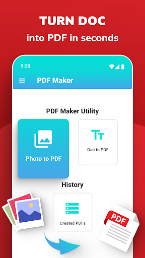 PDF Maker/Reader: Photo to PDF Screen 2