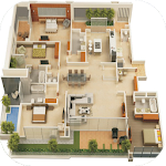 Cover Image of 下载 3D House Floor Plans  APK