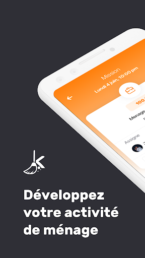 Android application Kliner Partner - Pour les Pros screenshort