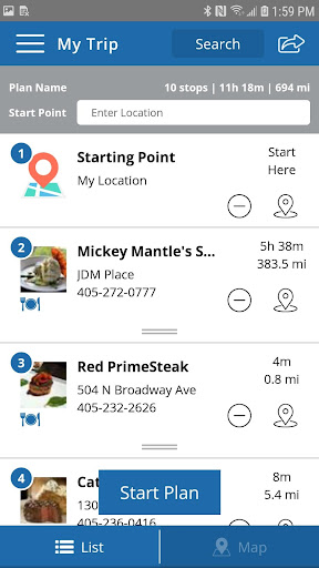 Screenshot of TravelOK