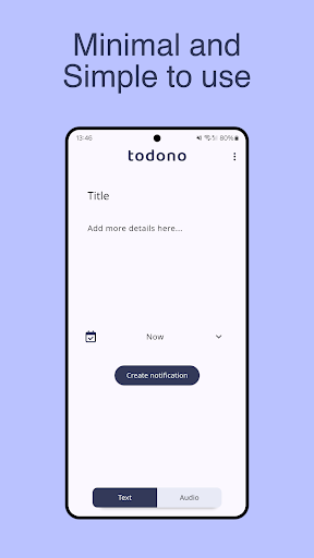 todono - notes as notification Screen 2