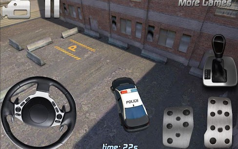 Police car parking 3D HD For PC installation