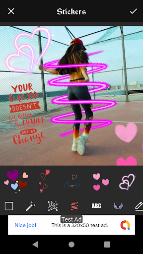 Android application Spiral Photo Effects screenshort