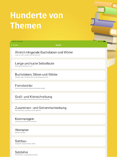 Screenshot of Deutsche Rechtschreibung