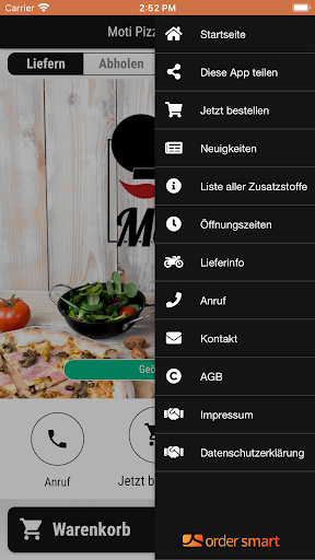 Moti Pizza Service Screen 3