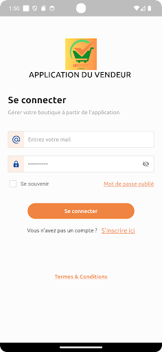 Android application Le Market-vendeur screenshort