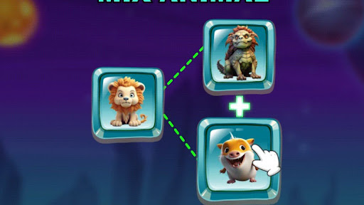 Android application Animals Merge Puzzle screenshort