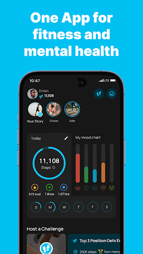 manyactive — Pedometer & Steps Screen 2
