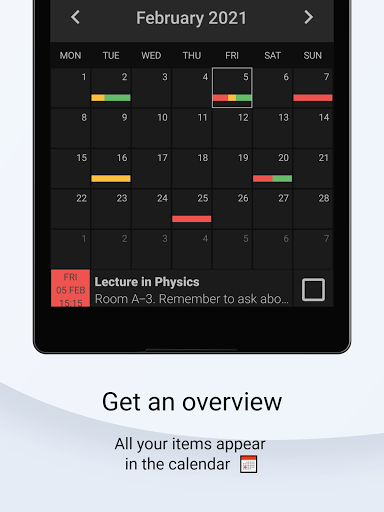 Screenshot of Daily - organize your life!
