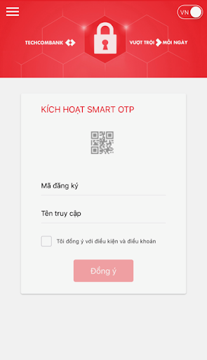 Android application TCB OTP screenshort