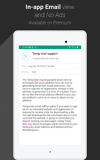 Temp Mail - Free Instant Temporary Email Address 2.41 Screenshots 12