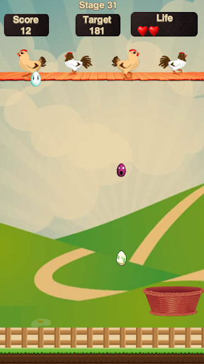 Android application Egg Catcher World screenshort