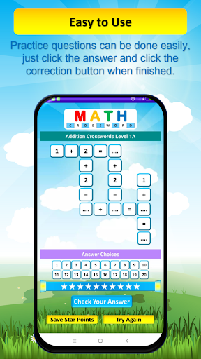 Math Crossword Puzzles Screen 2