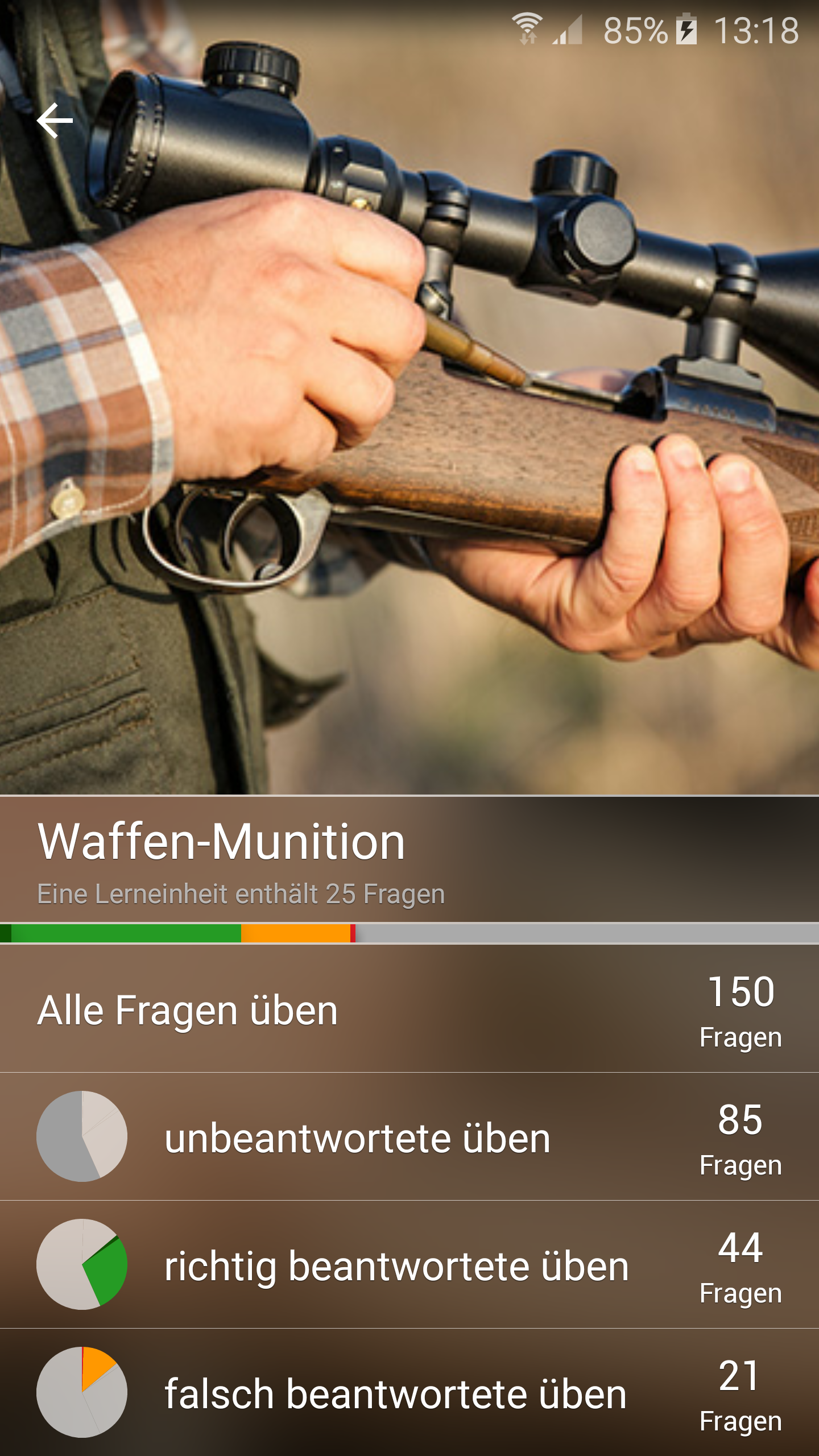 Android application Heintges Jagdprüfung 2022 screenshort
