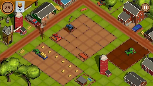 TractoRush : Cubed Farm Puzzle
