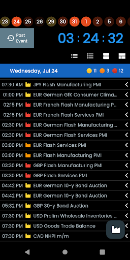 Forex Calendar Counter & Alarm Screen 3