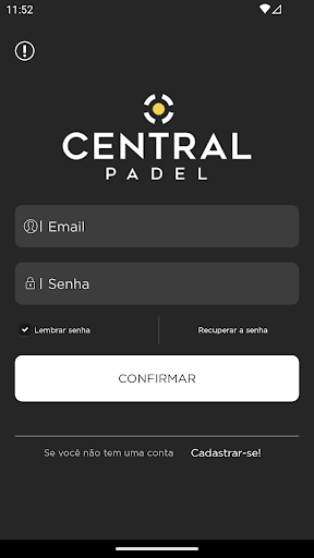 Android application Central Padel screenshort