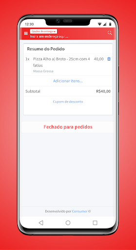Molinari Delivery Screen 3