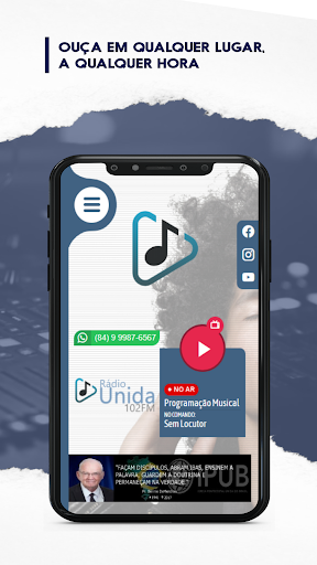 Rádio Unida 102FM Screen 2