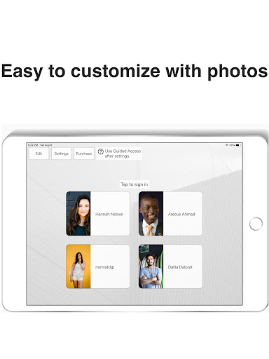 Reception With App Screen 2