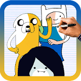 How to draw Adventure Time icon