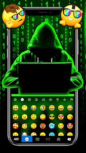Neon Matrix Hacker Keyboard Background 1.0 APK screenshots 3