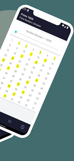 Prime Numbers Calculator Screen 2