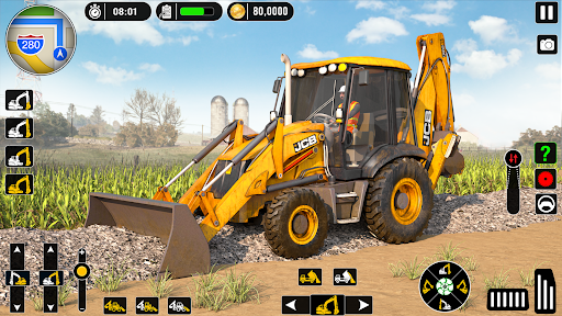 Android application JCB Construction Driving Game screenshort