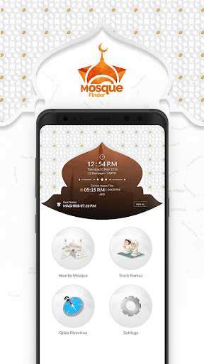 Android application Mosque Finder screenshort