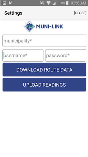 Muni-Link Meter Reader Screen 2
