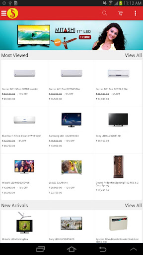 Sathya Online Shopping Screen 2