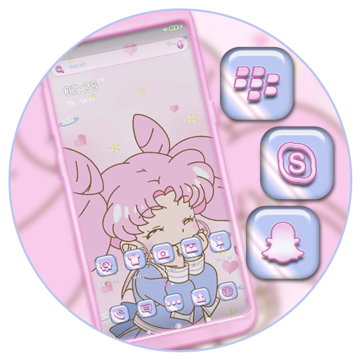Kawaii Cute Girl Theme logo