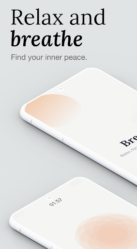 Android application Breathly - Just Breathe screenshort