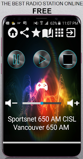 Android application Sportsnet 650 AM CISL Vancouve screenshort