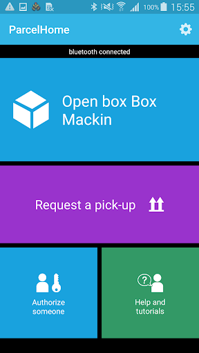 Android application myParcelHome screenshort
