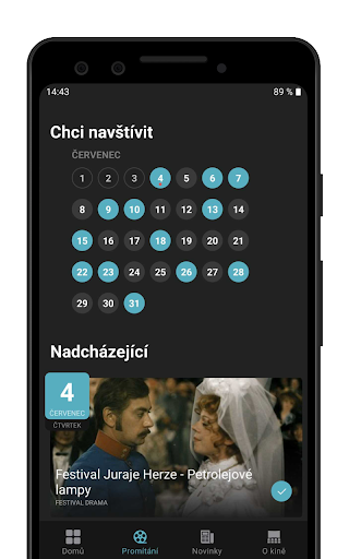 Pardubické letní kino Screen 2