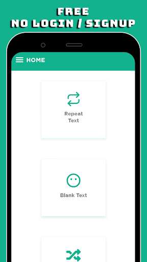 Android application Text Repeater - Duplicate Text screenshort