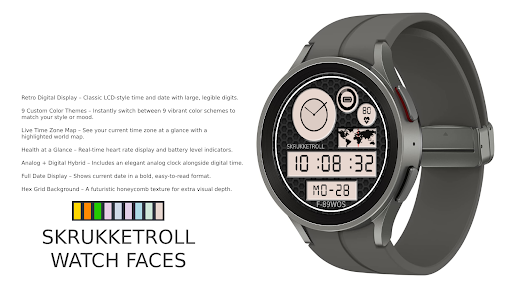 Retro LCD Colorful Map screenshot 2