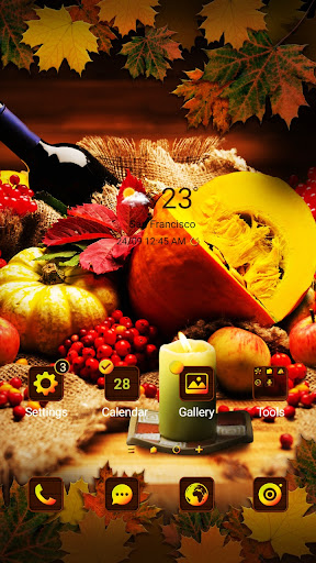 Android application Autumn Table - Wallpaper screenshort