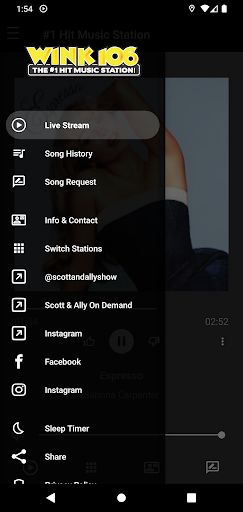 Wink 106 Screen 3