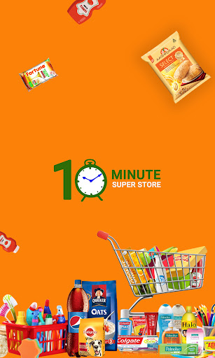 Android application 10 minute super store screenshort