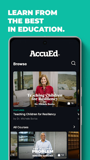Android application AccuEd screenshort