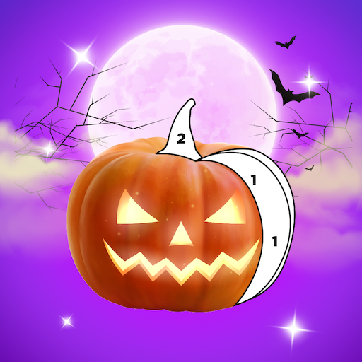 Halloween Coloring By Number logo