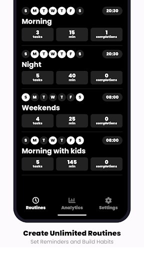 Android application Simple Routine - Daily Planner screenshort