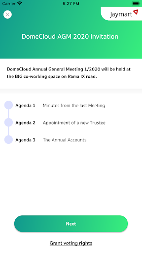 AGM Voting Screen 3