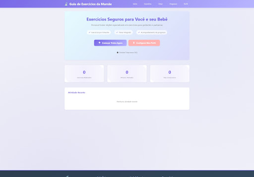 Guia de Exercícios da Mamãe