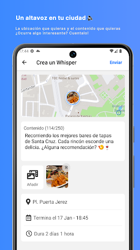Whisperland: Your social map Screen 3
